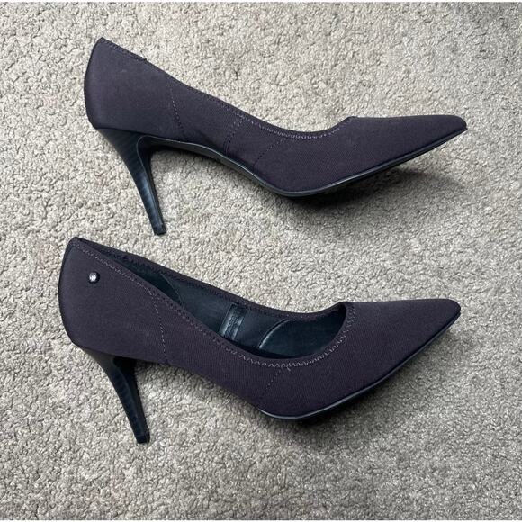 Womens Size 9.5 Simply Vera Vera Wang Stevie Wine Pointed Toe Stiletto Heel Pump - Picture 3 of 7